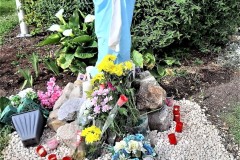 May 2022 Refurbished Stature of Our Lady in place